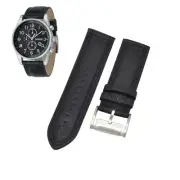 FS4310 24mm Black Leather Watch Strap For Fossil