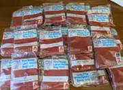 Rya Shag Latch Hook Rug Yarn 4" Rust 26 Packages Unopened Circa 1970s .5 oz each