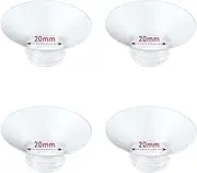 Pack of 4 Flange Inserts 20 mm for Momcozy M9/M6/M5/S12 Pro/V1/V2, for Nuliie/Medela/Kissbobo/Lansinoh/eufy/NCVI/Bellababy/Jheppbay/Lulia 24 mm Milk Pump, Reduce 24 mm Channel to Other Sizes