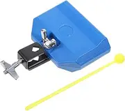 ibasenice 1 Set Orff Instrument Guiro Cup Cowbells Musical Hand Bell Horn Cow Bells Bulk Cows Clapper Tambourine Percussion Instrument Plastic Cowbell Noise Maker with Stick Blue Alloy