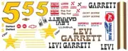 #5 GEOFF BODINE LEVI GARRETT Chevrolet All Star 1/43rd Scale Slot Car Decals