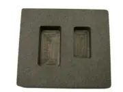 1/2 oz & 1 oz Gold Bar High Density Graphite Mold Combo Silver / Copper / Loaf