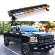 54LED Emergency Light Bar Rooftop Double Side Strobe Warning For Chevy Silverado