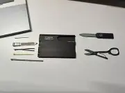 Victorinox SwissCard Classic Multi-Tool - Black Transparent 0.7133.T3.