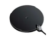 Baseus Digital LED 15W Fast Charging Wireless Phone Charge Pad Type-C USB - Black