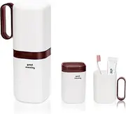 Travel Toothbrush Holder, Covered Toothbrush Holder, Green Portable Toothbrush Cup, Multifunctional Travel Toothbrush Case Toothbrush Travel Containers (Fuchsia)