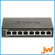 D-Link DGS-1100-08V2 8-Port Gigabit Smart Managed Switch