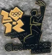 2012 London Olympic Torch Relay Cleethorpes Games Mark Pin
