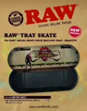 RAW Skate Deck Rolling Tray Graffiti 1 , 2 & 3 Limited Edition Trays