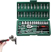 Cordless Ratchet Wrench | Repair Tool for Vehicle,Electric Ratchet Wrench Set with Anti-Slip Grip for Workshop, Automotive Repair, Tire Changing, Industrial Maintenance