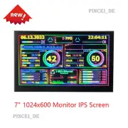 7" 1024x600 IPS Monitor Screen Secondary Screen for Switch PS4 PS5 Raspberry Pi
