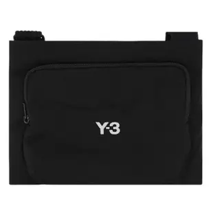 【Y-3 山本耀司】品牌LOGO 斜背包(黑色)