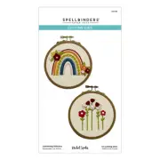 Spellbinders Gathering Stitches Etched Dies from the Nichol's Needlework Collect