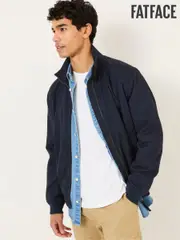 FatFace Navy Harrington Jacket (E82934) | $196