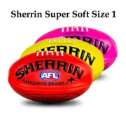 Sherrin Super Soft Touch Junior Football Size 1 - Assorted Color Bright Neon