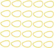 1 Rubber Band Elastic Band Mini Band Elastic Elastics Strong Elastic Perm Rubber Rings Perm Tools Hairdressing Supplies Hair Salon Styling Tools Eraser Yellow NOLITOY