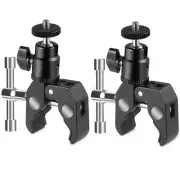 Photography Super Clamp with Camera Clamp Mount Ball Head Clamp and Mini Ball...