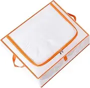 Adopting Pvc Sturdy Zipper Bag for Bedding Large Capacity Storage Bins Moving Bags Window for Easy Viewing