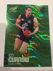 2020 Select Prestige AFL Green Parallel Carlton Blues Ed Curnow #23