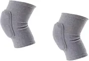 Outanaya Elastic Sponge Pads Exercise Support for Squat Gym Pad Safety Padding Grey for Running Volleyball Football