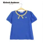 【KINLOCH ANDERSON】領車織帶配色上衣 金安德森女裝(KA0853034)