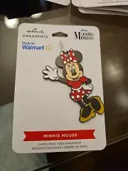 Hallmark Disney Minnie Mouse Enamel Metal Flat Christmas Tree Ornament (Walmart)