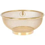 Household Leakage Screen (gold 24cm) Fine Mesh Sink Strainer Sieve
