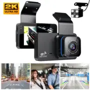2K WiFi Dash Cam Car Full HD 1080P Front Rear Video Recorder Camera DVR G-Sensor