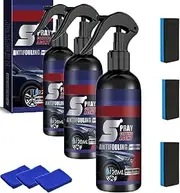 Multi Functional Coating Renewal Agent, Antifouling Spray for Cars, 3 in 1 High Protection Quick Car Coating Spray, Car Nano Paint Coating Agent (3pcs)