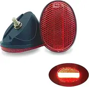 Bicycle Mudguard Fender Rear Reflector Warning Safety Light