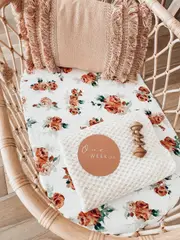Rosebud - Bassinet Sheet / Change Pad Cover