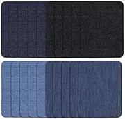 20pcs Denim Patches Iron On Denim Elbow Patches Repair Pants Clothing for Jean Fabric Apparel Sewing
