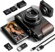 56MP 4K Digital Camera for Photography & YouTube Vlogging - 18X Zoom