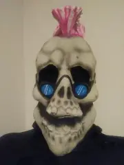 CURLY THE SKELETON Mask, GOOSEBUMPS, 1990s Rare find. Halloween, Masks