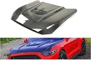 Carbon Fiber Auto Bonnet Engine Hood Compatible For Mustang 2015-2017
