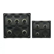 [TechBrands] Panel with Dual USB Socket 4.2A - 5 Switch