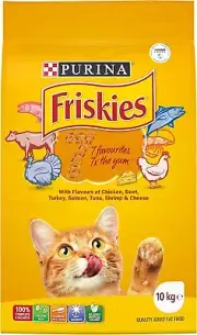 PURINA FRISKIES Adult 7 Dry Cat Food 10kg