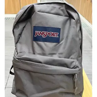 jansport 高密度防潑水材質/耐用/大空間 SUPERBREAK 灰色後背包