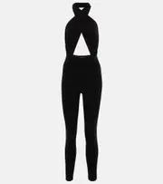 [Norma Kamali] Norma Kamali Halterneck jumpsuit AU 16 black
