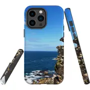 For iPhone 14 Pro Max Case Tough Protective Cover, Ocean Cliffs