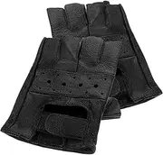 [Yardwe] Men's Half Finger Gloves Hiking Cycling Touchscreen Gloves for Winter Outdoor Sports
