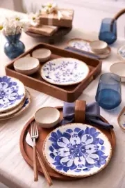 Kütahya Porcelain Spring 6 Piece 2 Person Breakfast Set Türkiye