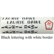 Laurie Dawe decals for vintage bicycle retro restoration
