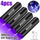 4X Ultra Violet USB LED Flashlight Blacklight Light 365nM Inspection Lamp Torch