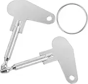 CVUTOVO 2pcs Ignition Key Set for Heavy Machines Compatible with Excavators Tractors Durable Design for Easy Operation Portability Reliable Ignition Tools