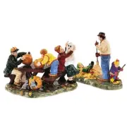 Department 56 Snow Village Preparing For Halloween Figurine Set--FREE SHIPPING!