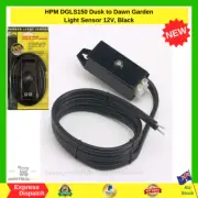 Hpm Dgls150 Dusk To Dawn Garden Light Sensor 12V | Black | FREE SHIPPING