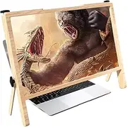 Magnifying Glasses Magnifier HD Phone Amplifier with Folding Stand Holder 21 Inch Laptop Magnifier Universal Foldable Screen Amplifier Holder,HD Readi