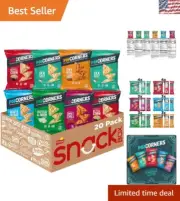 Taste the Variety: 20 Pack of Gourmet Popped Corn Snacks, Non-GMO & Gluten-Free