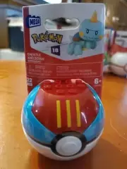 Mega Construx POKEMON - CHEWTLE Figure with Pokeball - building SET - NEW.